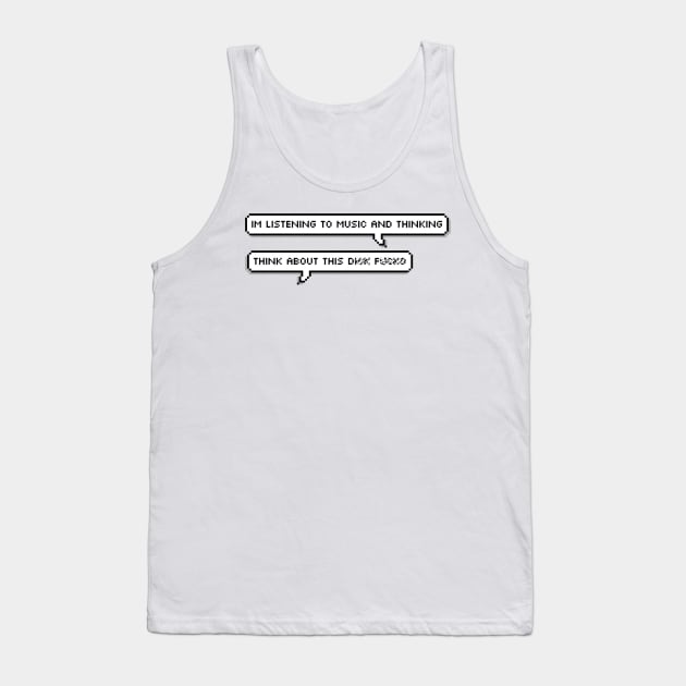 DNF texts Tank Top by cartershart